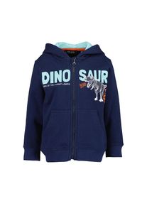 Blue Seven , Kinder , Sweatjacke »Sweatjacke mit Kapuze«, 1 Stk. , 564 - ULTRAMARIN , 104 , 104 , Blaue Jungen Sweatjacke mit kontrastfarbig...