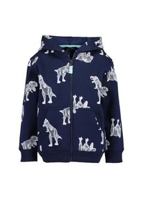 Blue Seven , Kinder , Sweatjacke »Jungen Sweatjacke mit Kapuze«, 1 Stk. , 560 - ULTRAMARIN , 98 , 98 , Bequeme Sweatjacke von Blue Seven