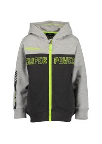 Blue Seven , Kinder , Sweatjacke »Sweatjacke mit Kapuze«, 1 Stk. , 986 - DK GRAU , 98 , 98 , Bequeme Jacke mit Kapuze für Jungen