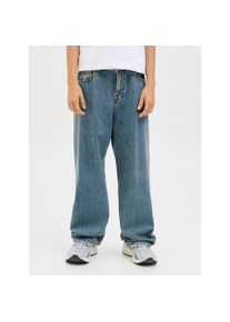 Jack & Jones Jack & Jones Junior, Herren, Relax-fit-Jeans &raquo;JJIALEX JJORIGINAL SQ 066 SN JNR&laquo;, Blue Denim, N-Gr, 152 -N-Gr, Blue Denim, Coole Jeans von Jack & Jones