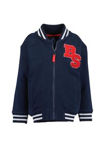 Blue Seven , Kinder , Sweatjacke »Jungen College Sweatjacke«, 1 Stk. , 595 - NACHTBLAU , 128 , 128 , Coole Jungen Jacke im College-Stil