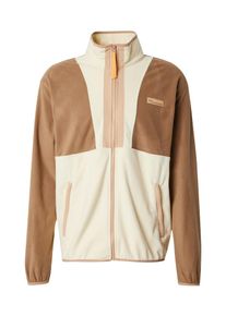 Columbia Bluza polarowa funkcyjna 'Backbowl II' dla mężczyzn beżowy / kość słoniowa / brązowy Rozmiar M