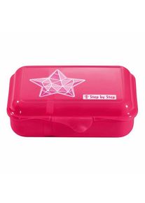 Step By Step lunch box 18 cm red