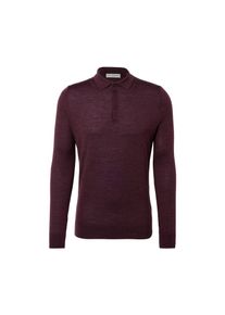 Tchibo - Merinó pulóver pólógallérral - férfi - méret XXL 60/62 - piros