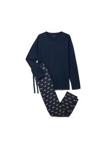 Tchibo - Pizsama - férfi - méret XL 56/58 - kék/mintás