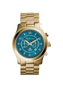 Michael Kors, Armbanduhr, Watch Hunger Stop Oversized Runway Gold-Tone Stainless Steel Watch