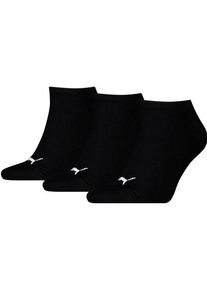 Puma, Unisex, Socken, Sneaker Plain, Schwarz, (3er Pack, 47 - 49)
