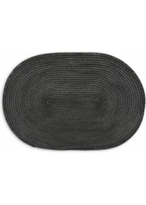 CONTINENTA, Tischset, Oval Anthrazit 45 x 31 cm (45 x 31 cm)