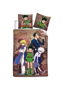Aymax, Kinderbettwäsche, HUNTER X HUNTER - Parure de lit 140X200 - '100% Coton'