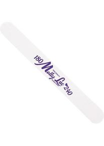 Import, Nagelpflegegerät, Mollylac Doublesided Nail File Straight White 180240