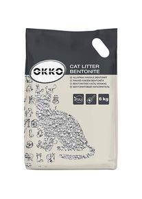 Okko Cat Litter Bentonite 6kg, Katzenstreu
