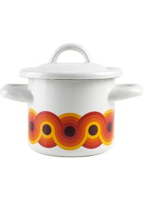 Ibili Mini Topf mit Deckel Pop 10 cm Perfekt zum Aufwärmen von Saucen, Pfanne + Kochtopf