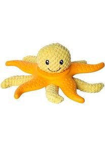 KIWI WALKER Hunde-Spielzeug 2 in 1 Oktopus & Seestern Orange (Plüschspielzeug Hund), Hundespielzeug