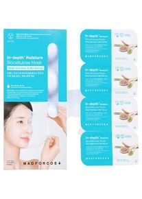 Madforcos, Gesichtsmaske, Indepth Moisture Biocellulose Mask 4 X 20ml