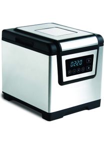 MAXXOA SV 06 Professioneller Sous-Vide Kocher, Dampfgarer + Reiskocher, Silber, Schwarz
