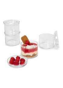 Tchibo - 4 Vorspeisen-und-Dessertgläser - transparent