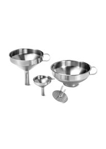 Tchibo - Edelstahltrichter-Set - silber