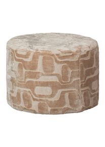 Tchibo - Woood Hocker »Yago« - 62x45x62cm - braun - Viskose / Polyester