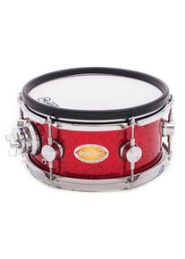 Pad drum-tec diabolo 10" x 5" à peau maillée Red Sparkle (usagé)
