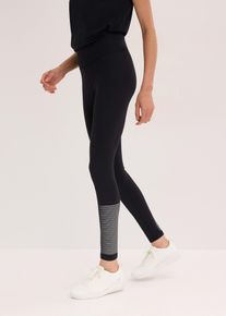 bonprix Femei Colanți sport confortabili, cu uscare rapidă, negru, 48/50