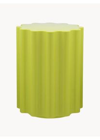 Kartell Stool/side Table Pilasto Green Ø 35 cm x H 46 cm