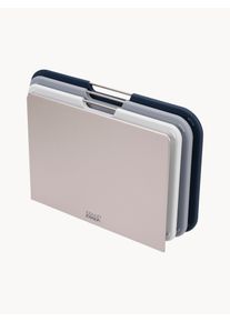 Joseph Joseph Dosky na krájanie v stojane Nest, 4 ks, rôzne veľkosti Modrá, Strieborná Umelá hmota Súprava s rôznymi veľkosťami