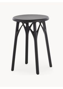 Kartell Garden Seat Stools AI, 2-Piece Black Ø 32 cm x H 45 cm
