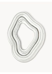 Broste Copenhagen Handmade Coasters Nordic Sand, Set of 2 Grey Earthenware Sæt med forskelige størrelser