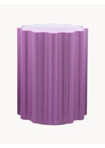 Kartell Designskammel / Sidebord Colonna Lilla Ø 35 cm x H 46 cm