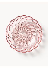 Kartell Soup Plates Jellies with Textured Pattern, Set of 4 Rose Plastic Ø 22 cm