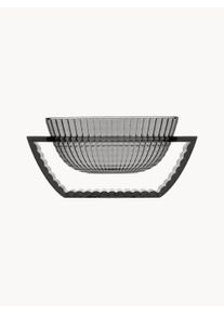 Kartell Vase U Shine Fume Grå L 29 cm