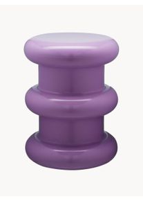 Kartell Design Stool/ Side Table Pilastro Purple Ø 35 cm x H 46 cm