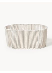 Cesta de ropa de cuerda Gabe Beige Fibra sintética An 58 x Al 26 cm | Westwing Collection