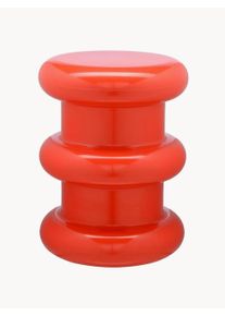 Kartell Design Skammel/Skænk Pilastro Rød Ø 35 cm x H 46 cm