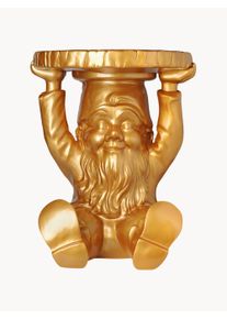 Kartell Round Side Table Attila Gold Ø 34 x H 41 cm