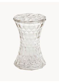 Kartell Garden Stool Stone Transparent Ø 30 cm x H 45 cm