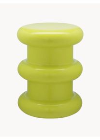 Kartell Design Stool/ Side Table Pilastro Green Ø 35 cm x H 46 cm