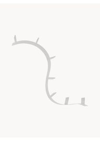 Kartell Wall Bookshelf Bookworm Silver B 320 x H 19 cm