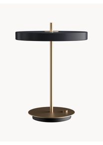 UMAGE Mobile LED Table Lamp Asteria, Dimmable Grey, Gold Metal Ø 31 x H 42 cm