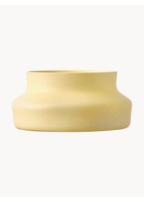 Gense Ceramic Vase Dorotea, H 12 cm Yellow Ceramic Ø 25 x H 12 cm