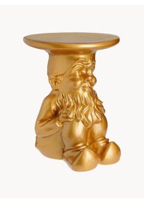 Kartell Round Side Table Napoleon Gold Ø 35 cm x H 44 cm