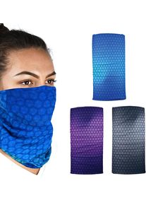 Oxford Comfy Prismatic, multifunctional headwear , color: Blue/Violet/Grey , size: One Size