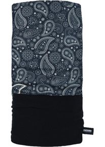 Oxford Snug Paisley, multifunctional headwear , color: Black/Blue , size: One Size