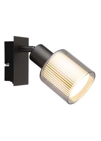 Villegas Applique murale, Spot mural Luminaires Globo Lighting Noir, 1 lumière