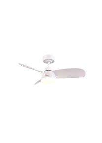 mit Ventilateur de plafond lumineux Luminaires Reality LED Blanc, 1 lumière, Télécommandes