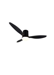 mit Ventilateur de plafond lumineux Luminaires Reality LED Noir, 1 lumière, Télécommandes