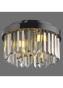 Leuchten Direkt lights KULUNKA chandelier LED black, 4-light sources