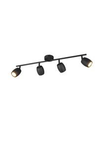 REALITY Nancy Deckenspot Schwarz, 4-flammig