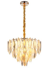 Globo Elinor ljuskrona Guld, 12-ljuskällor