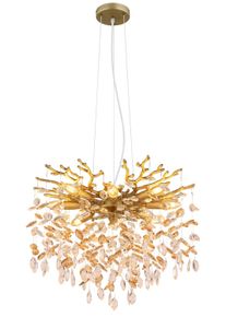 Globo Queena ljuskrona Guld, 8-ljuskällor